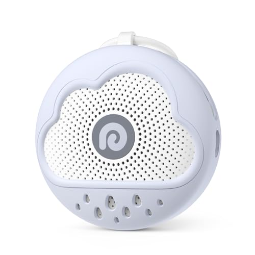 Image of Dreamegg White Noise Machine - Portable Sound Machine Baby with Safe Silicone Cover, Features Powerful Battery, 21 Soothing Sound, Noise Canceling for Sleeping, Baby Registry Gift, Nursery(Blue)
