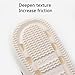 WIRETRAN Women's Men's Checkerboard Slippers Shower Sandals Thick Sole Household Bathroom Checkered Slippers Black 40-41