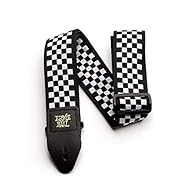 The world's number one polypro guitar strap is now available in an array of stylish jacquard patterns. Black and White Checkered design. Adjustable length from 41 to 72 inches. Machine-stitched leather ends. Polypropylene webbing provides comfort and...