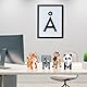 YILANJIN Brillenständer aus Holz, 3D Handgefertigte Kreative Handgemachte Form Holzschnitzbrille Ständer Sonnenbrillen Präsentationsständer Home Office Schreibtischdekoration (Elefant)