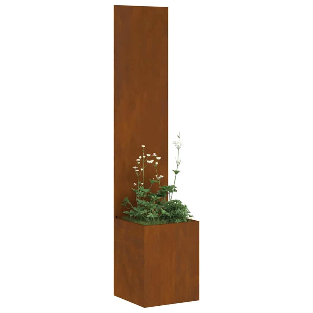 vidaXL Garden Privacy Screen Rusty 32 x 32 x 150 cm Weathering steel