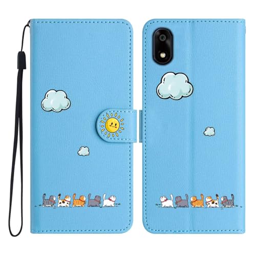 手帳型ケース付きSIMフリースマホ Amazon.co.jp: ALSDKEZI かんたんスマホ4 A402ZT ケース 手帳型