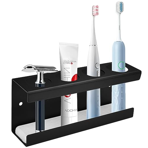 Elektrische Zahnbürstenhalter Zur Wandmontage Mit Abdeckung, Wasserdicht & Belüftet, 2 Stück