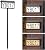 Quntis Solar House Numbers for Outside, Waterproof Address Numbers Sign Light Up, Cold/Warm/Daylight White Address Plaque Outdoor LED Illuminated, Wall Mounted/In Ground 2 Ways for Home Yard Street