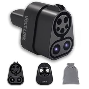 CCS1 to Tesla 250KW Charging Adapter by VoltLink- Fast EV Charging Solution for Tesla Model S, 3, X, Y – Compatible with CCS1 Charging Stations – Tesla Electric Vehicle Accessories