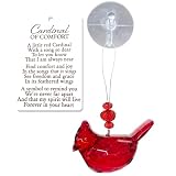 Elskandi Cardenal of Comfort Visitor from Heaven Juego de regalo de simpatía Memorial Cardinal Gifts Regalos de duelo, regalo de recuerdo para la pérdida de padre, mamá, hermana, decoración de