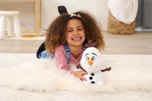 Simba Disney Frozen Olaf Plüschfigur 23 cm – Kuscheltier für Babys und Kleinkinder, weiches Plüschtier, anschmiegsam, Geschenk für Fans und Kinder, ab 0 Monaten