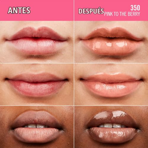 Miniatura 3 de Rimmel London Thrill Seeker Glassy Gloss Brillo Labial Pink To The Berry 10ml