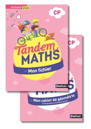 Tandem - Fichier de l'élève + Cahier de géométrie CP: Programme 2025