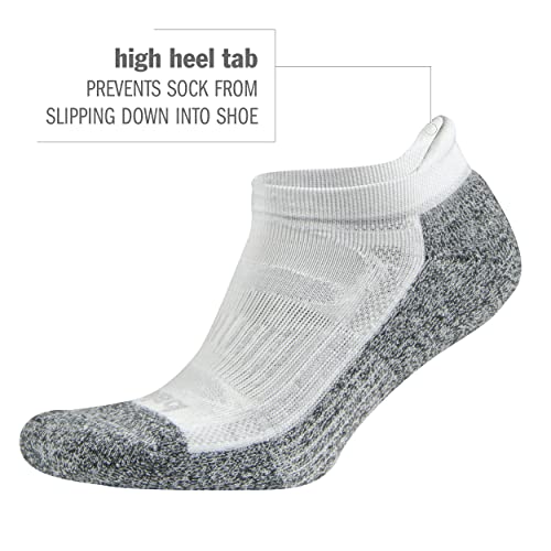 Balega White No-Show, Medium #TOP2