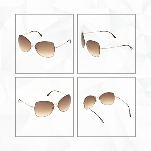 Tom Ford FT0250 Colette Cateye Sunglasses for Women +BUNDLE with ACCESSORY EYEWEAR KIT3