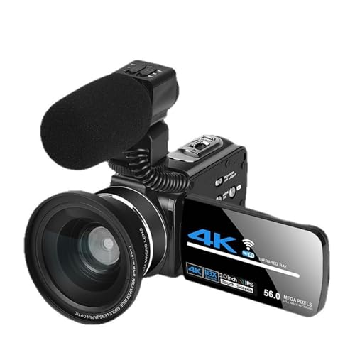 4K Camera 56MP HD Digital Camera WiFi with Microphone Touch Screen(AF2 standalone Unit)
