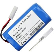 MULS 2600mAh 14.4V Vacuum Battery Replacement for Kealive I6 Robot Vacuum Cleaner with Tools