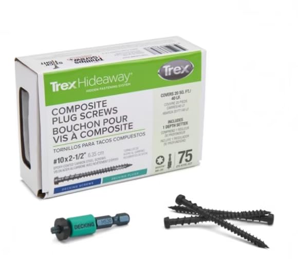TREX Decking Plug Screw: 2-1/2" (75 Count)