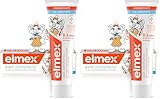 elmex Zahnpasta Baby 0-2 Jahre, 50ml – besonderer Kariesschutz für die ersten Zähne bei Babys – schützt den Zahnschmelz und ist sanft zum Zahnfleisch (Packung mit 2)