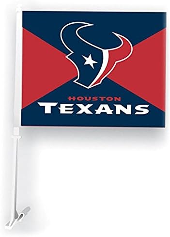 Fremont Die NFL Unisex-Adult Car Flag W/Wall Brackett