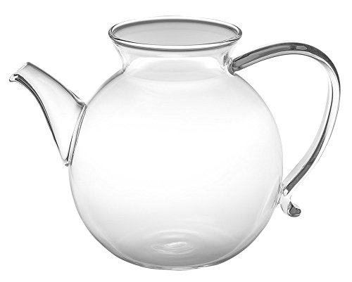 Carl Henkel Glaskanne Potto mit Glasdeckel (Fassungsvermögen / Länge / Breite / Höhe : 1,0 Liter / 21 cm / 13 cm / 15,3 cm)