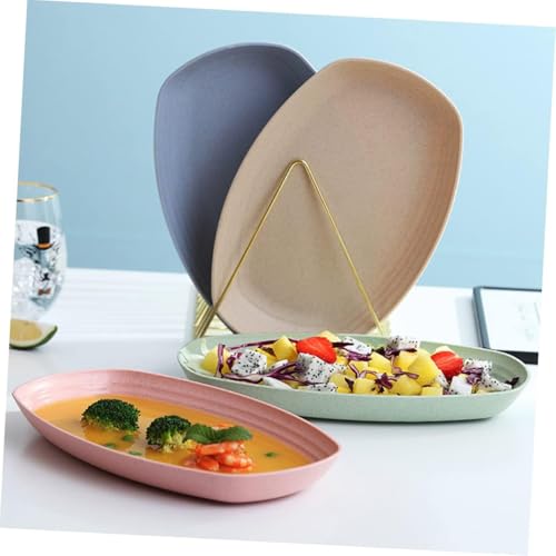 Image of Deep Plates 29cm Large Dinner, Unbreakable Plastic, Reusable, Shatterproof, Camping, Children's Plates, BPA-Free, Microwave-Safe, Dishwasher Safe (Multicolor, 4)