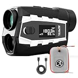 Acpotel Golf Rangefinder, Feet Range Finder Golf with Slope Scanning, Magnet Disc Golf Range Finder
