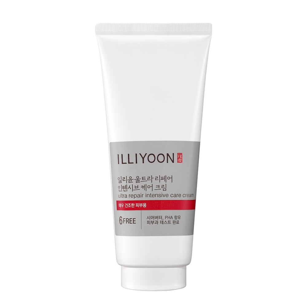 Illiyoon Official Iliyun Ultra Repair Incentive Cream, 6.8 fl oz (200 ml), Moisturizing, Hypoallergenic, Dry Skin, Moisturizing Cream Korean Cosmetics