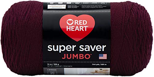 Red Heart Super Saver Jumbo Yarn, Claret