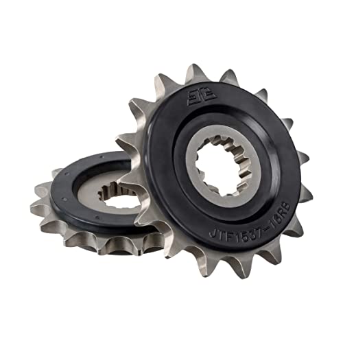 JT Sprockets JTF1537.16RB 16 Tooth Rubber Cushioned Front Countershaft Sprocket