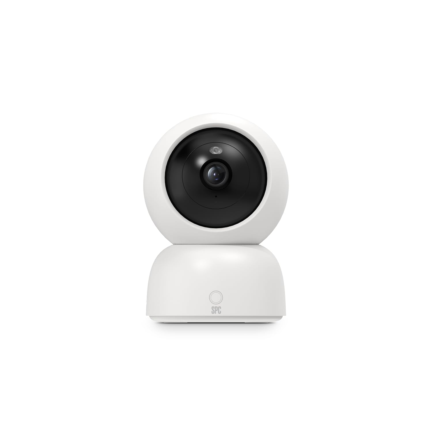 SPC Lares 2K 360 - Cámara vigilancia WiFi Interior 360º y visión Nocturna | Resolución 2K, audio bidireccional, detección de movimiento (humanos y mascotas), sonido y llanto bebé y microSD 256 GB