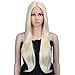 Produktbild Style Icon Lace Front Perücke, gewellt, 76,2 cm lang, Kunsthaar, Mittelteil, natürlich aussehende Qualität für Frauen