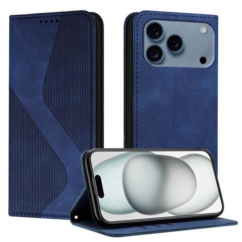 Étui à rabat iPhone 17 Air bleu idéal pour sécuriser vos déplacements