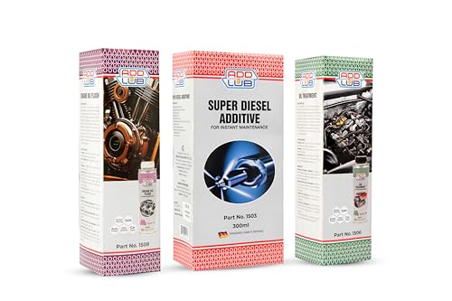 Image of ADD LUB Diesel Additive and Oil Treatment and Engine Flush for Cars & Motorbike 300ML Each