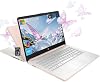 Laptop personalizada, creada con HP 14" HD para estudiantes y negocios, Intel 4-Core N150, 4GB/8GB/16GB DDR4, 128GB UFS, HDMI, WiFi 6, Copilot AI, carga rápida, Win 11 S, rosa dorado 2