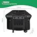 WELL GRILL Grillabdeckung Wetterfest für Weber Spirit 300 Series, Spirit E310 E315 E330, 7106 Gasgrill Abdeckhaube 132cm Abdeckung Wasserdicht Grill Zubehör für Weber Spirit II E310