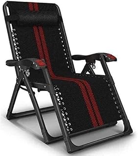 Beach Lounge Chairs Patio Lounger Chair Zero Gravity Recliner Chair Chaise Longue Transat Folding Sun Lounger, Recliner Relax Chair Comfortable Chair Bed for Garden Lounge Camp Beach Office