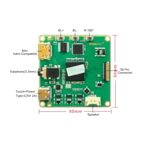 Image of wisecoco AMOLED Display 7 Inch FHD 90Hz High Refresh Rate 850 Nits High Brightness IPS Touch Panel for Raspberry Pi 5 /4 Laptop Camera Switch PS4 /5 Gaming Display DIY Screen