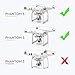 HeiyRC Gimbal Mounting Plate for DJI Phantom 3 Advanced Professional,Replacement Anti-Vibration Shock Absorbing Board Holder Rubber Damper Anti-Drop Pin Accessory