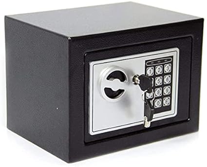 Ostin Safe and Lock Box, Steel Money Safe Box for Home, Double Unlock Smart Layout, Strong Anti-Prying Performance and All Steel Structure, for Office or Hotel