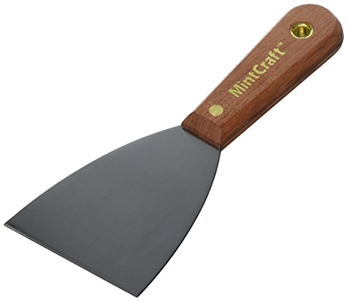 Mintcraft 01571R Prosource Wall Scraper, 3 In W, High Carbon Steel Rose Wood, 3" #TOP4