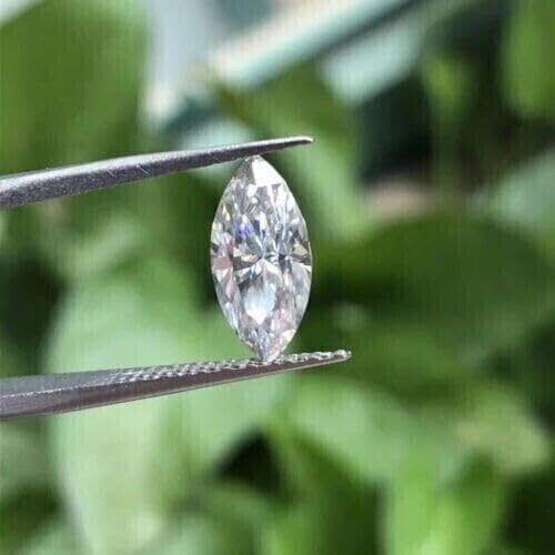 1.15 Ct White Natural Diamond Marquise Cut certified VVS1 D Grade Gemstone for Jewellery Making