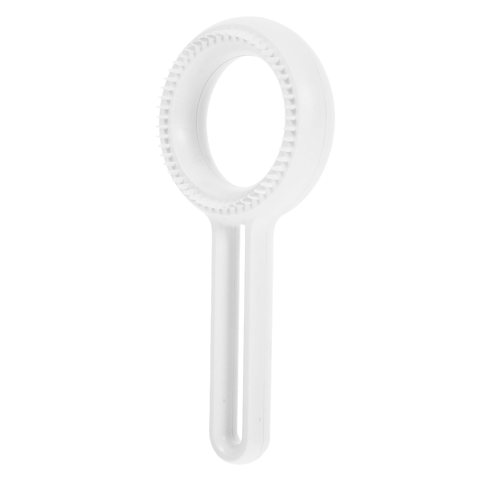 Garneck Pet Hair Removal Tool Cat Dog Dematting Comb Round Design Grooming Brush Ergonomic Handle Easy to Clean Abs Material