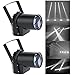 MCDD Projecteur de Lumières Scène, 2 Pièces 5W Luminosité élevée LED Lampe Scène Fête avec Distance D'irradiation 10 m Pour DJ Disco Bar Mariages Noël Halloween Thanksgiving Anniversaire, (‎GZSM21)
