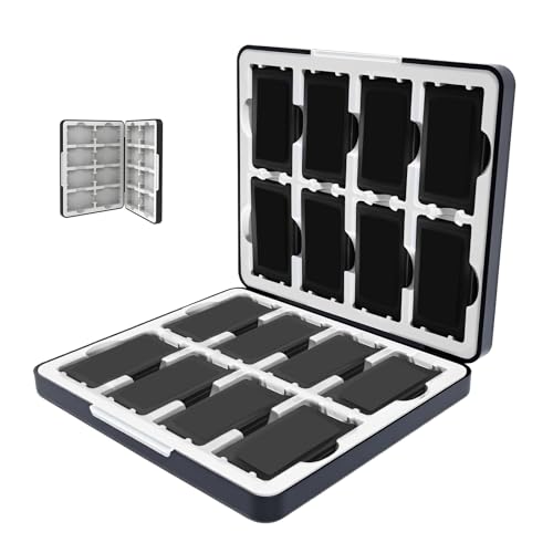 DPVPER Magnetic Game Case for Gameboy Advance Game, Holder for GBA Cartridges, Accessories for Gameboy – Holds 16 Games