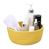 Large Application: Idéal pour une organisation domestique polyvalente, ce panier stocke livres, couches, articles de toilette, télécommandes, clés, cosmétiques et plus. Parfait pour les chambres d'enfants, salles de jeux, salles de bains, chambres, placards, étagères et espaces de vie. Servant de pièce décorative, cache-pot ou panier cadeau pour fêtes et occasions.
