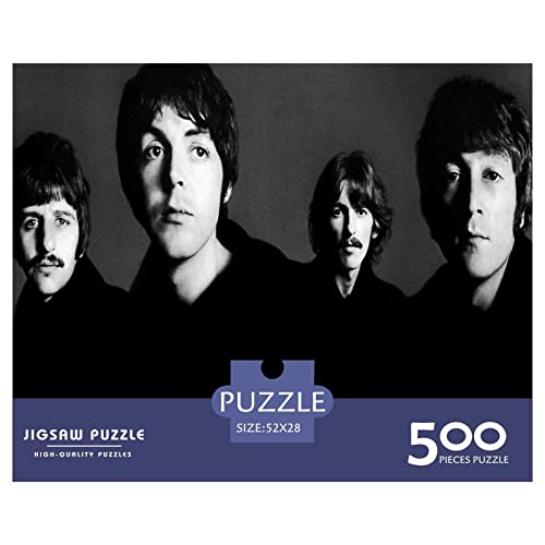 Puzzles pour Adultes 500 pièces The Beatles Jigsaw Puzzles 500 pièces pour Adultes Famous Bands Jigsaw Puzzle for Family Toy Game Challenge 500pcs (52x38cm) - Les Beatles, Paul McCartney, John Lennon, RIngo Starr, George Harrison Puzzles pour Adultes 500 pièces The Beatles Jigsaw Puzzles 500 pièces pour Adultes Famous Bands Jigsaw Puzzle for Family Toy Game Challenge 500pcs (52x38cm) – Image 3
