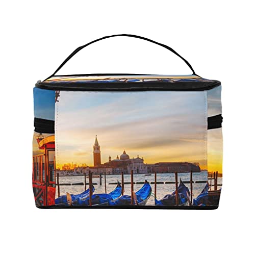 Trousse de maquillage grand format Venice Lantern rangement noir