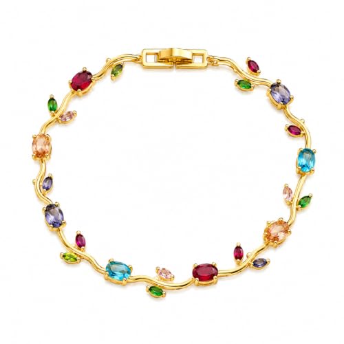 Image of Aurie Tulip Bracelet for Women & Girls | Anti Tarnish Stainless Steel Floral Bracelet |Party and Daily Wear Jewellery