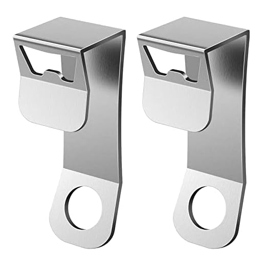 2 Packs Cooler Lock Bracket with Bottle Opener, Heavy Duty Metal Cooler Tie Down Compatible with Yeti/RTIC Coolers, Security Lock Bracket Cooler Accessories