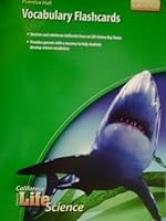 PH CA Focus on Life Science Vocabulary Flashcards (CA)(P) 0132034298 Book Cover