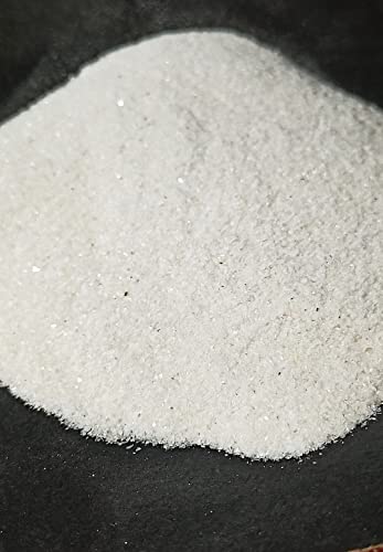 Polvo de topacio blanco natural triturado fino para eliminar opacidad en resina 3
