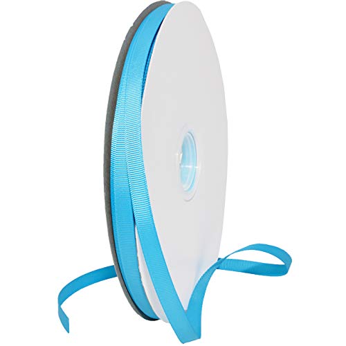 Morex Ribbon Grosgrain Fabric Solid Color Ribbons, Gift Wrapping, Christmas and Wedding Décor, for Crafting and Floral Arrangements, 3/8