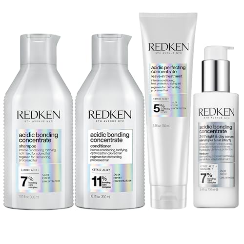 Acidic Bonding Concentrate Redken routine shampoing après-shampoing soin sérum
